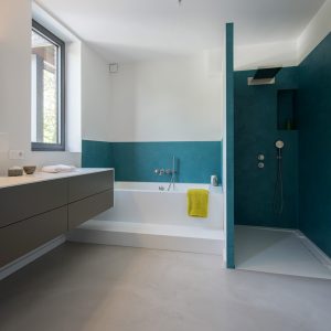 Salle de bain béton ciré - Lamorlaye , Octobre 2018